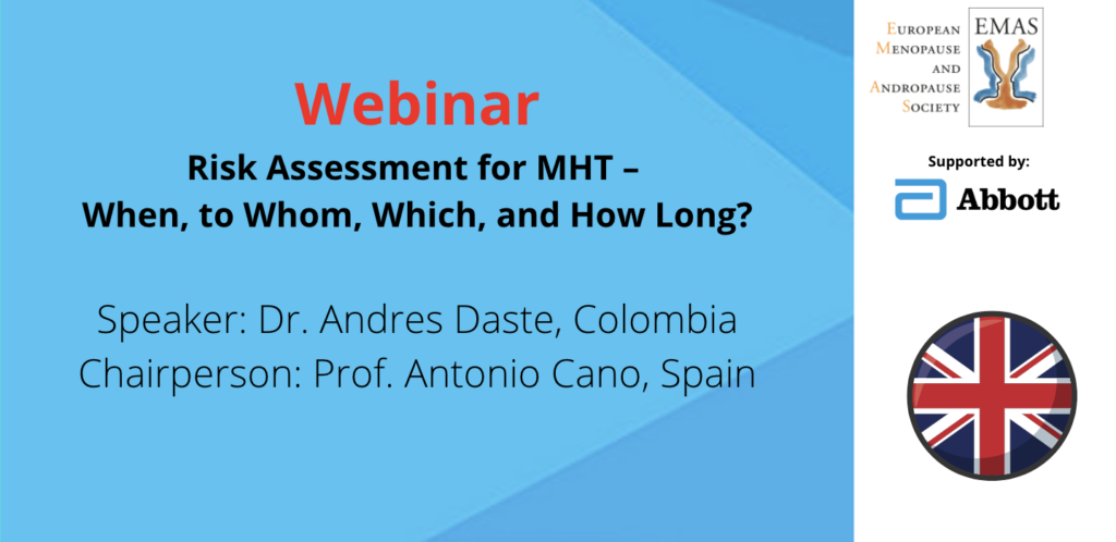 Risk Assessment for MHT – When, to Whom, Which, and How Long?(EN)