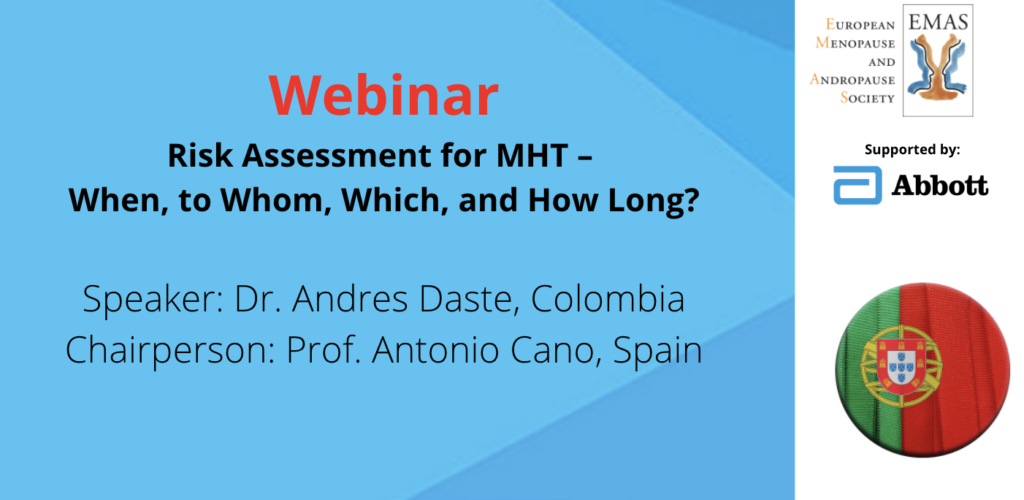 Risk Assessment for MHT – When, to Whom, Which, and How Long?(PT)