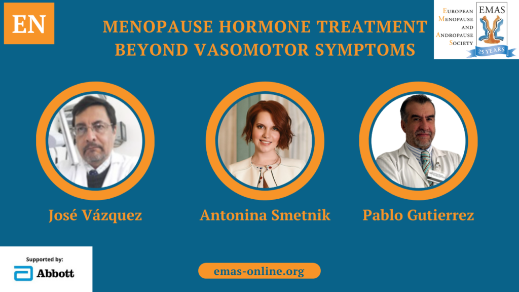 Menopause hormone treatment beyond vasomotor symptoms (EN) - European Menopause and Andropause Society