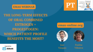 The long-term effects of oral combined estrogen + progestogen: Which patient profile benefits the most? (PT)