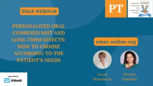 Personalized oral combined MHT and long-term effects: How to choose according to the patient’s needs (PT)